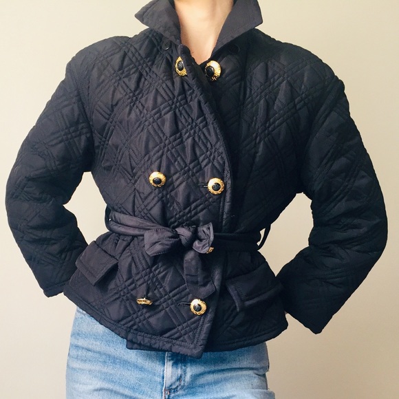 Rare VERSACE Vintage Quilted Jacket XS - Picture 5 of 17